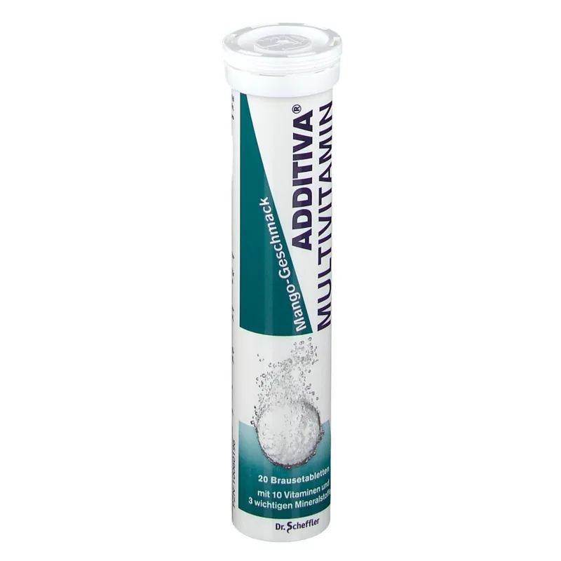 ADDITIVA Multivitamin + Mineral Brausetabletten Mango-Geschmack
