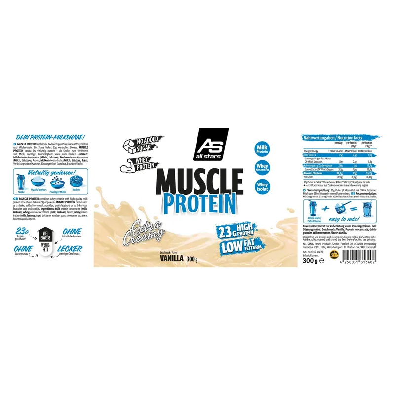 AllStars Muscle Protein (300G Dose)