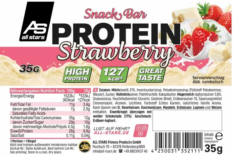 All Stars Protein Snack Bar (35G)