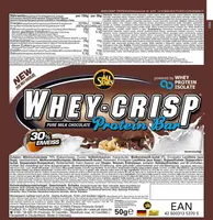All Stars Whey Crisp Protein Bar (25 x 50g)