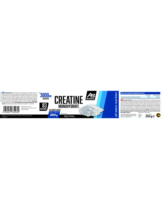All Stars Creatine Monohydrat 250g