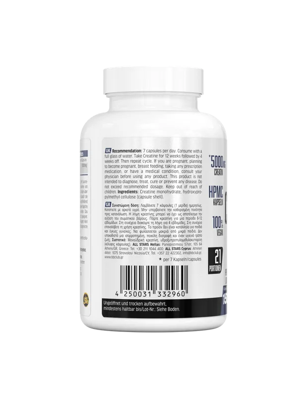 All Stars Creatine Mega Caps 150 Stk