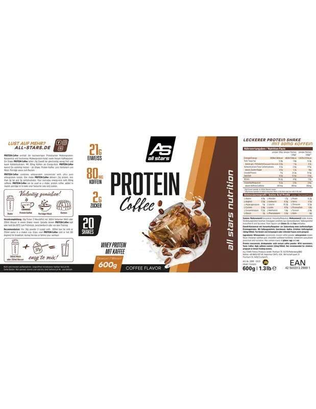 All Stars Protein Coffee 300g