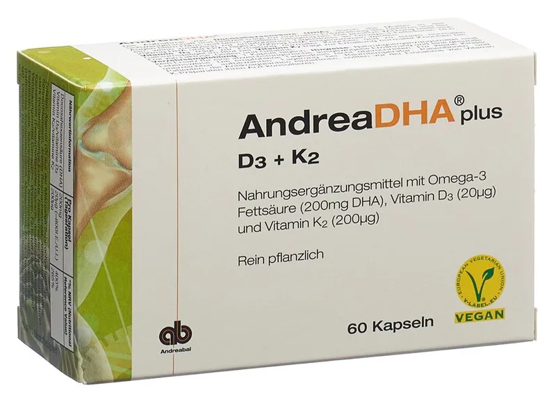 ANDREADHA plus Omega-3 Vitamin D3 + Vitamin K2