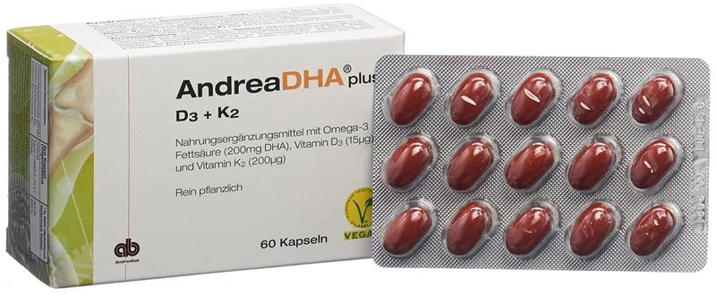 ANDREADHA plus Omega-3 Vitamin D3 + Vitamin K2