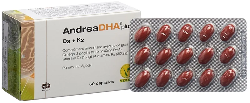 ANDREADHA plus Omega-3 Vitamin D3 + Vitamin K2