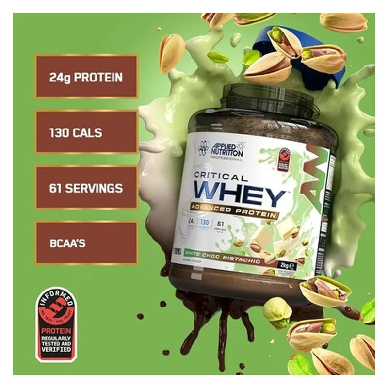 Critical Whey Protein Powder 24g Protein Per Serving