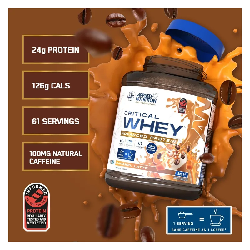 Critical Whey (2000g) Caramel Latte - Eiwitten - Wei-eiwit Mix