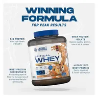 Critical Whey Protein Powder 24g Protein Per Serving
