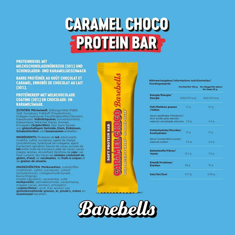 BAREBELLSSoft Protein Bar (55g)