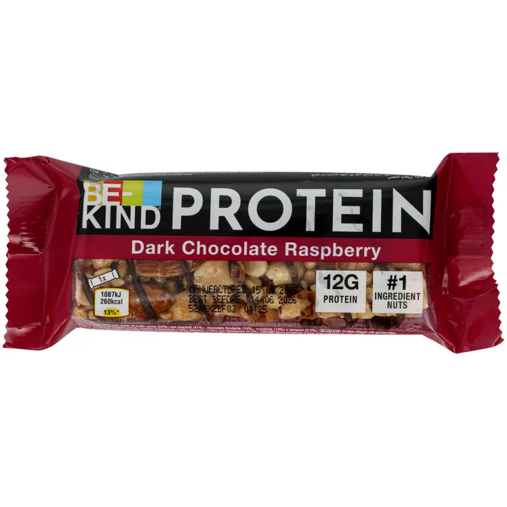 Be-Kind ® PROTEIN Riegel Dark Chocolate Raspberry