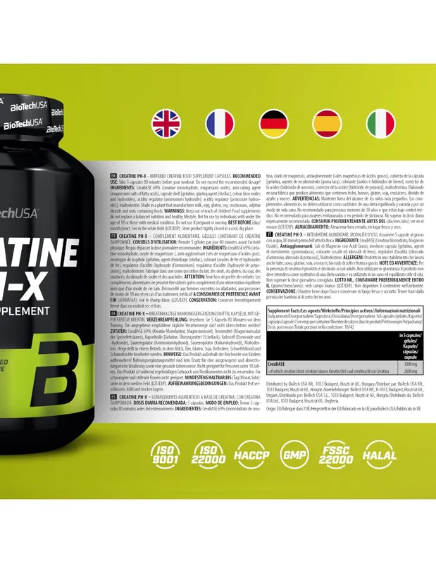 Bio Tech Usa Creatine PH-X 210 Stk