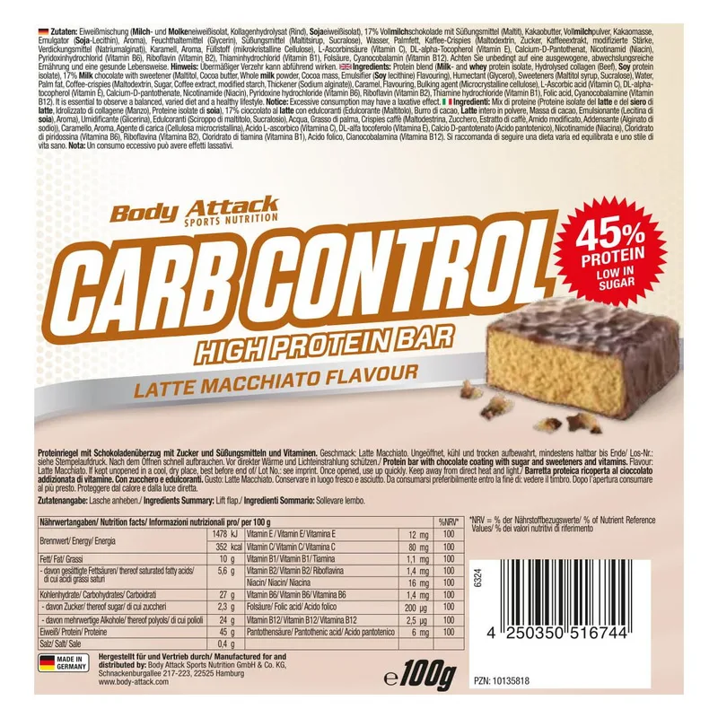 Carb Control (15x100g Riegel)