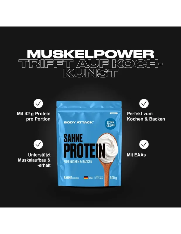 Body Attack Sahne Protein 500g