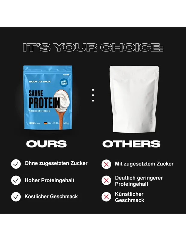 Body Attack Sahne Protein 500g