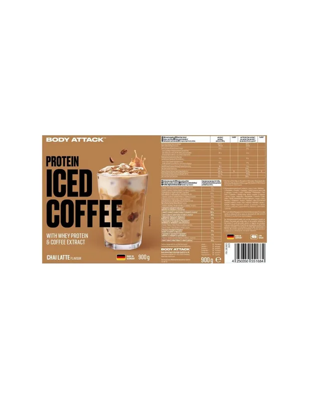 Body Attack Protein Iced Coffee 900g
