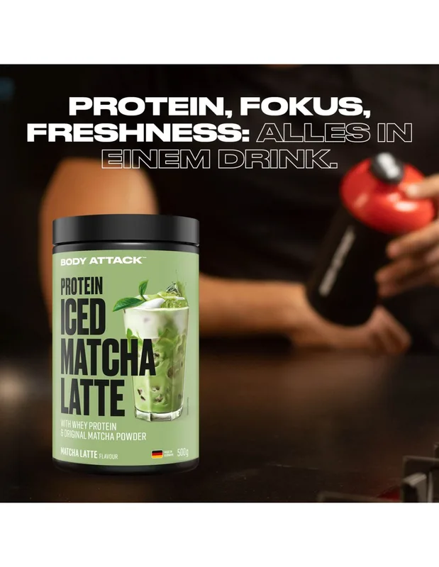 Body Attack Protein Iced Matcha Latte 500g