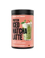 Body Attack Iced Matcha Latte Strawberry 500g