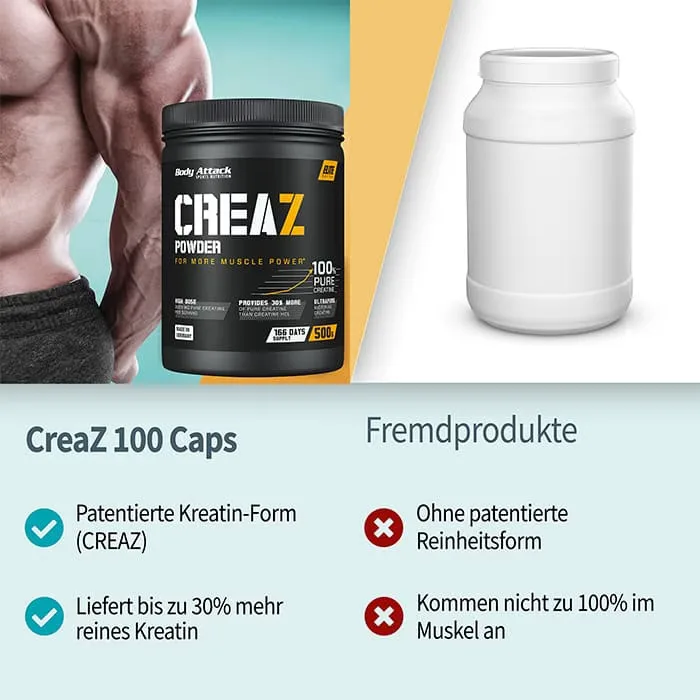 Body Attack CREAZ Powder (500g Dose)