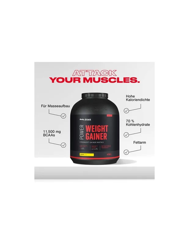 Body Attack Power Weight Gainer 4750g