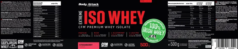 Body Attack Extreme Iso Whey Professional (1800g Dose)