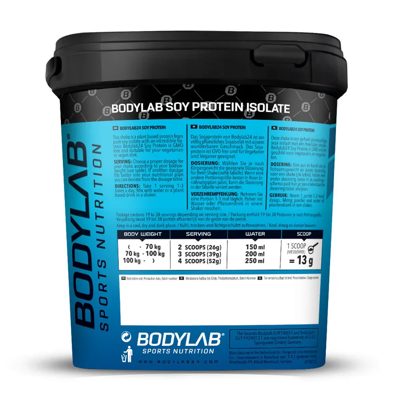 BODYLABSoja Protein Isolat (1000g)