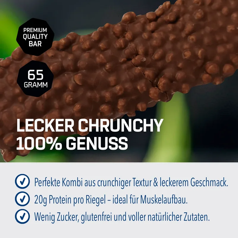 BODYLABCrunchy Protein Bar Deluxe (12x65g)