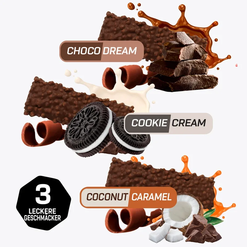 BODYLABCrunchy Protein Bar Deluxe (12x65g)