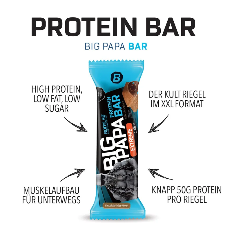 BODYLABBIG PAPA 50% Protein Bar Extreme (12x100g)
