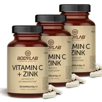 3 x Vitamin C + Zink (3 x 120 Kapseln)