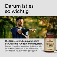 Vitamin C + Zink (120 Kapseln)