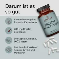 Kreatin Monohydrat (180 Kapseln)