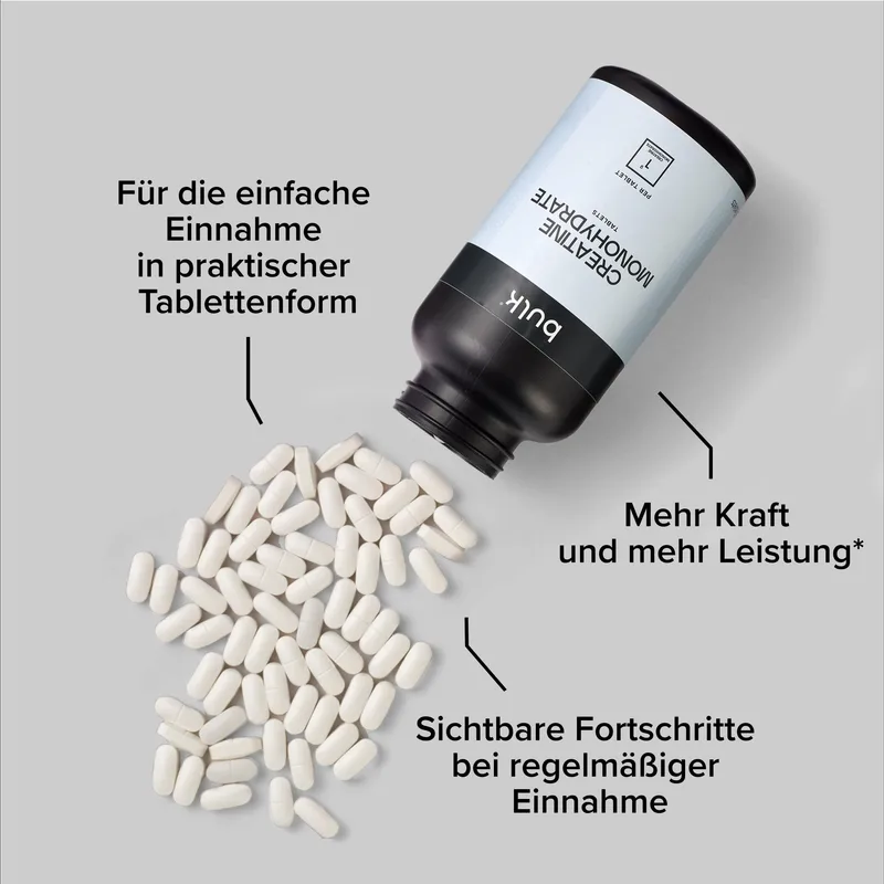 Kreatin-Monohydrat-Tabletten