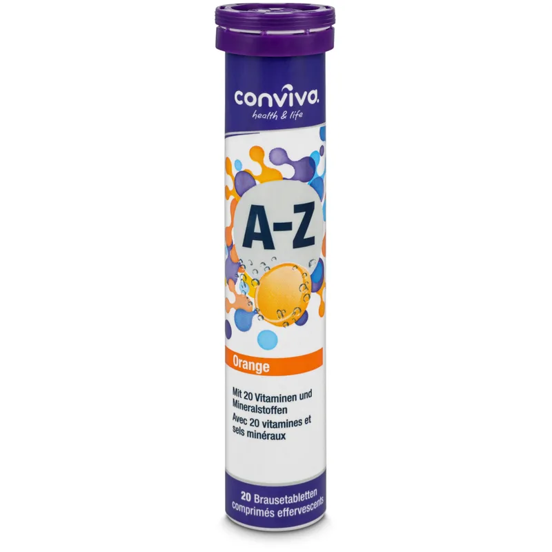 conviva A-Z Orange mit Vitaminen und Mineralstoffen 20 Stück
