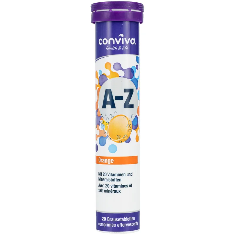 conviva A-Z Orange mit Vitaminen und Mineralstoffen 20 Stück