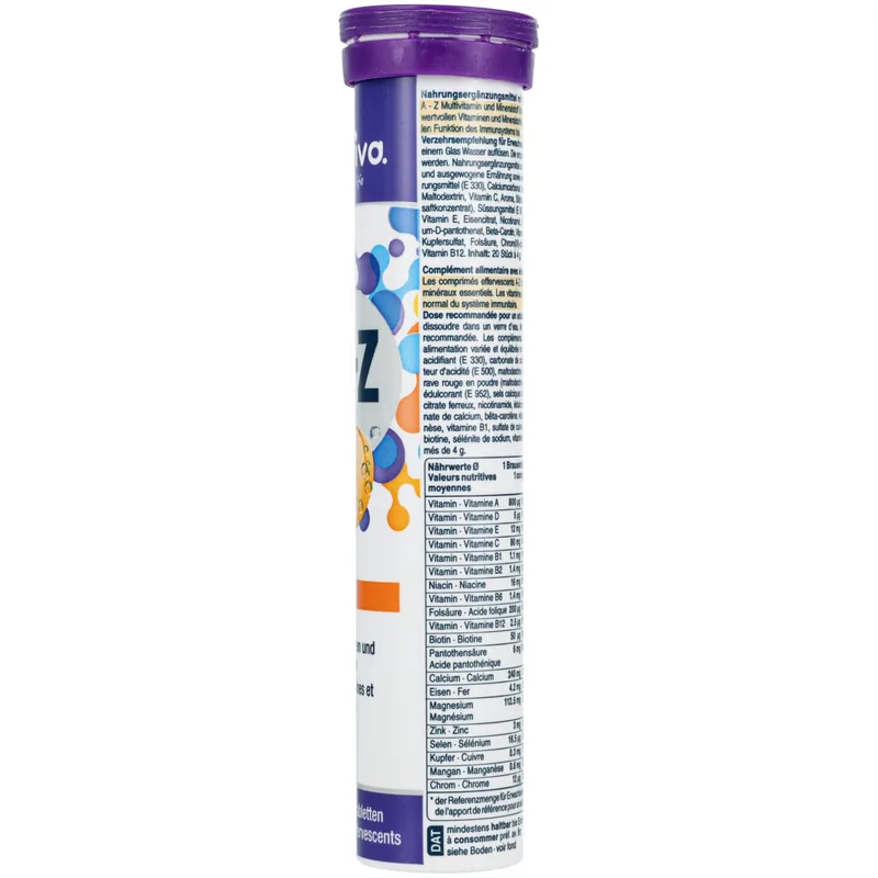 conviva A-Z Orange mit Vitaminen und Mineralstoffen 20 Stück