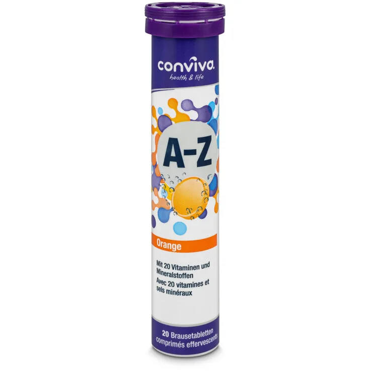 conviva A-Z Orange mit Vitaminen und Mineralstoffen 20 Stück