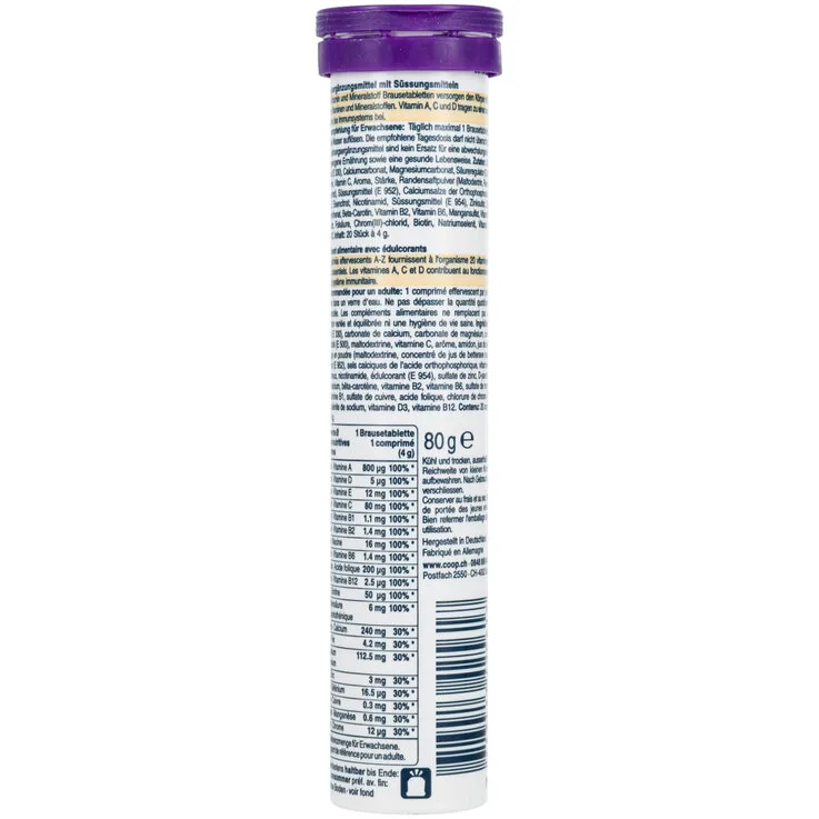 conviva A-Z Orange mit Vitaminen und Mineralstoffen 20 Stück