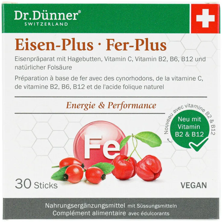 Dr.Dünner Eisen Plus Sticks 30 Stück