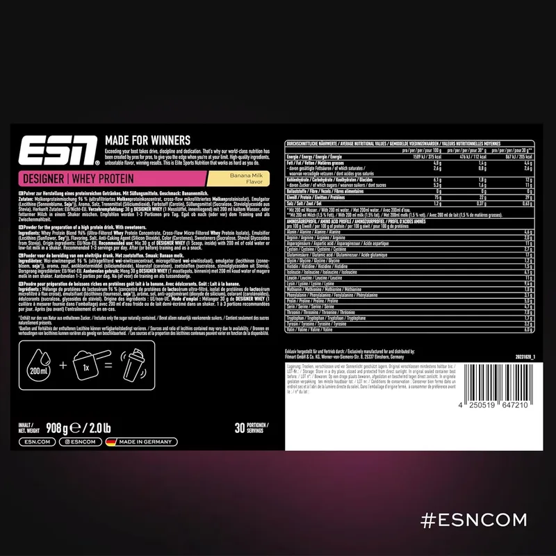 ESN Designer Whey Protein (908G Dose)