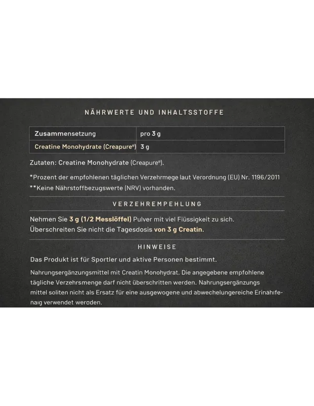 Gods Rage Thor Strength Creatine 500g