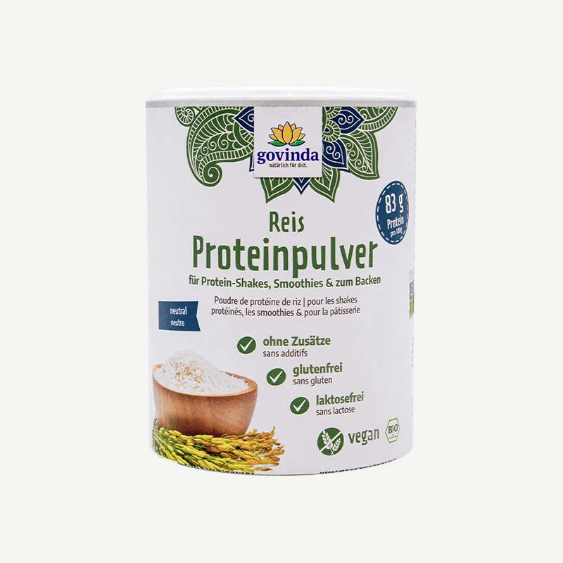 Govinda Reis-Proteinpulver
400 g