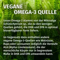 GREEN NATURALS Omega-3 Kapseln 1835mg vegan + DHA