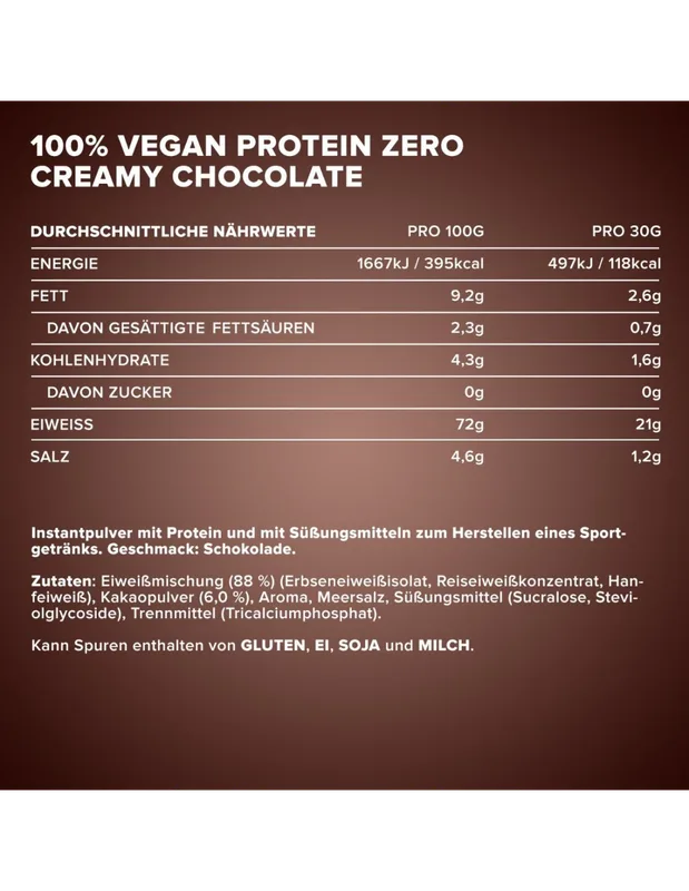 Ironmaxx 100% Vegan Protein Zero 500g