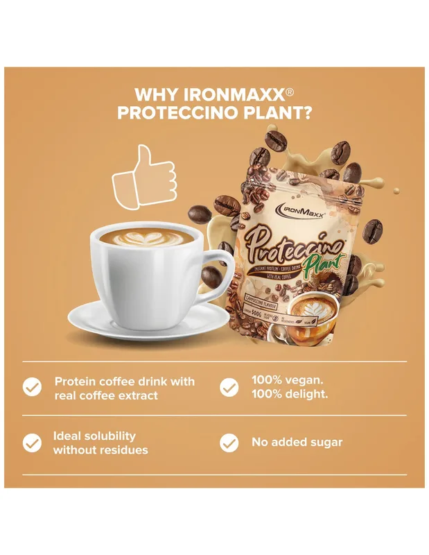 Ironmaxx Proteccino Plant 500g