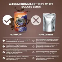 IronMaxx 100% Whey Isolate Zero (400G Beutel)