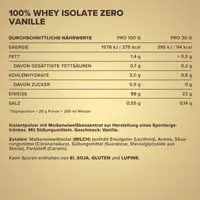 IronMaxx 100% Whey Isolate Zero (400G Beutel)