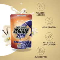 IronMaxx 100% Whey Isolate Zero (400G Beutel)
