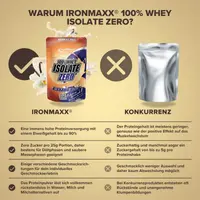 IronMaxx 100% Whey Isolate Zero (400G Beutel)