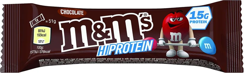 MARS PROTEINM&M's Hi-Protein Bar (12x51g)